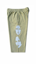 Washed Green Duality Capris