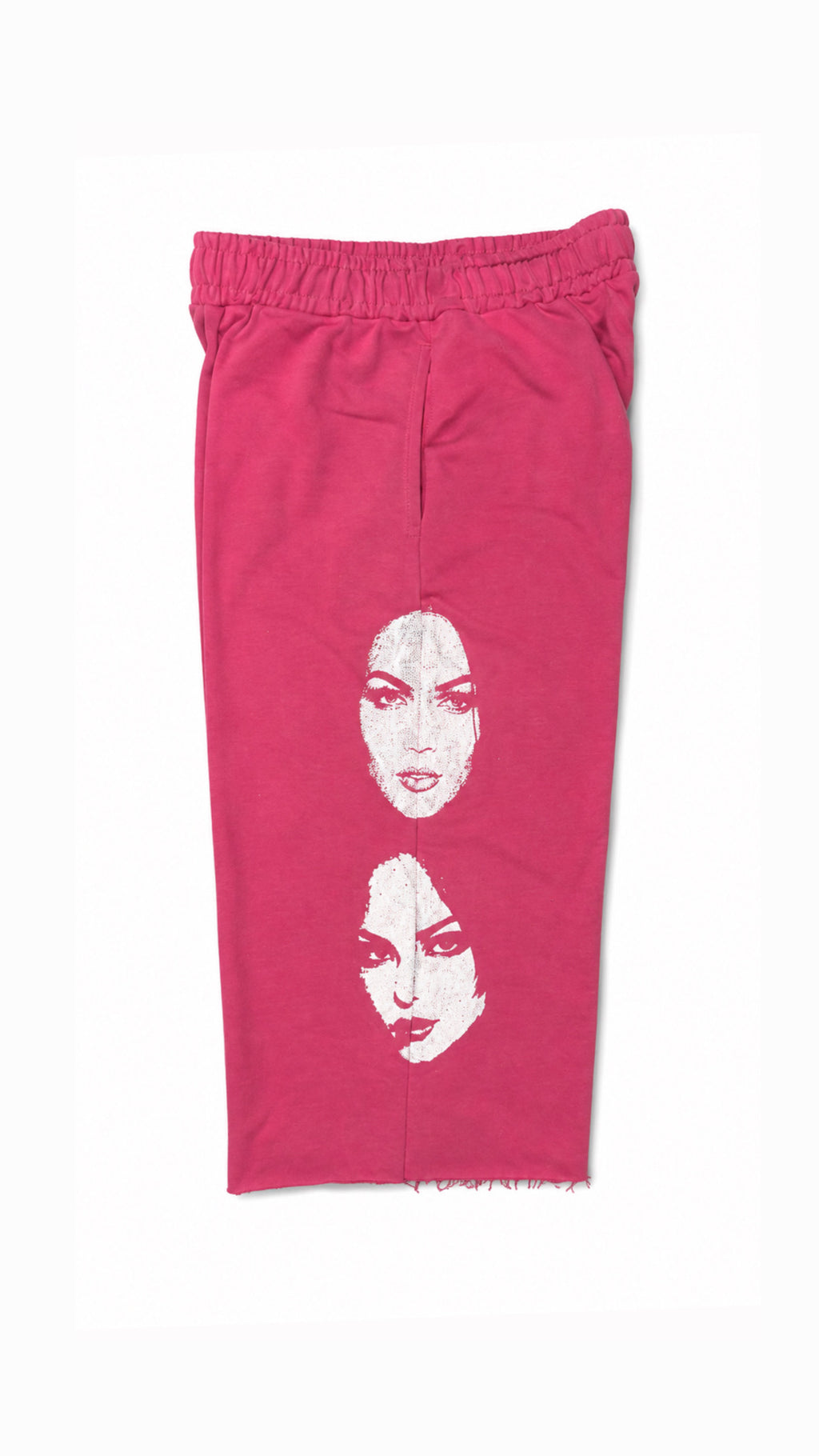 Washed Pink Duality Capris