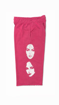 Washed Pink Duality Capris