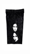 Washed Black Duality Capris