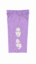 Washed Purple Duality Capris